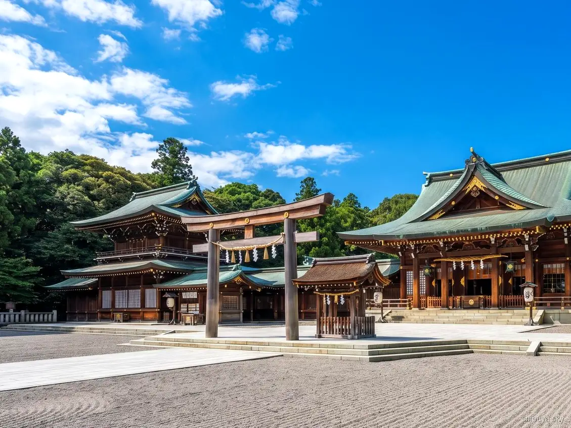Shibuya Sky und Meiji-Schrein Tour, Torii