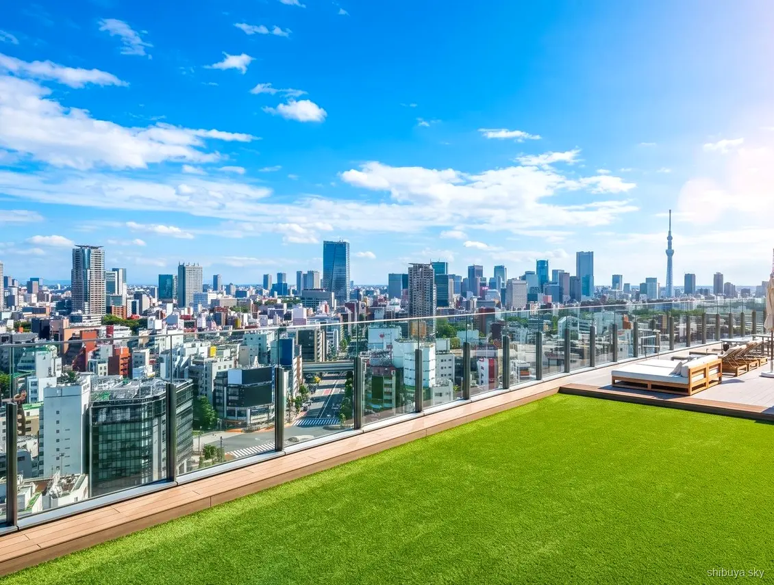 Shibuya Sky ticket tour skyline in daylight