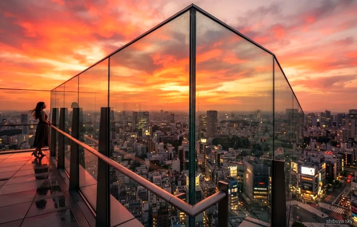 Shibuya Sky morning tour, Miyashita Park rooftop