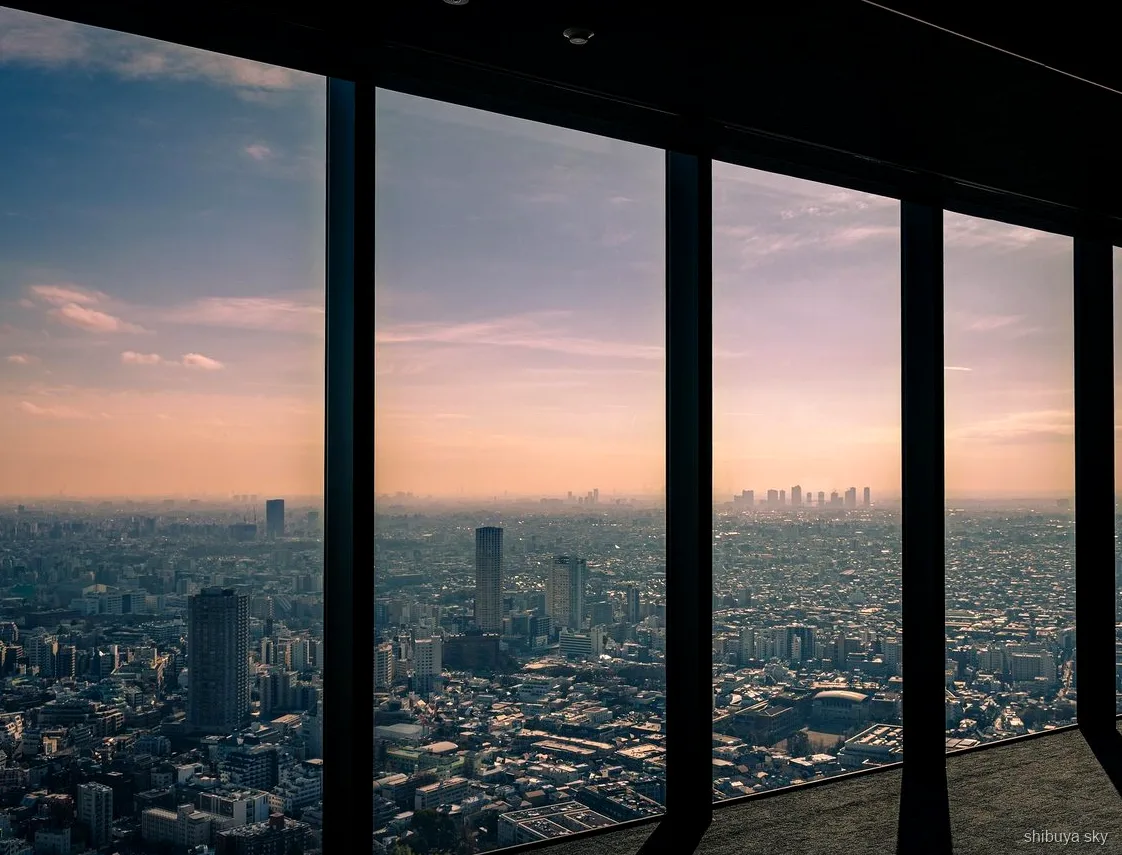 Shibuya Sky natur, neongader i Kabukicho i Shinjuku