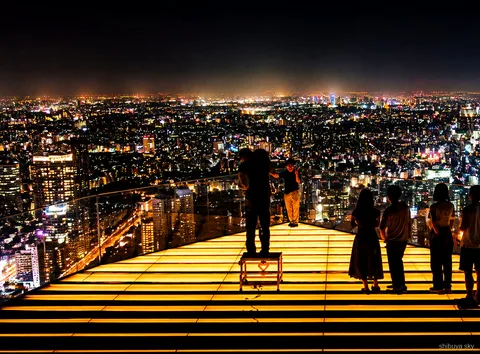 Wycieczka z Shibuya Sky i neonami Shinjuku, złota godzina nad Tokio