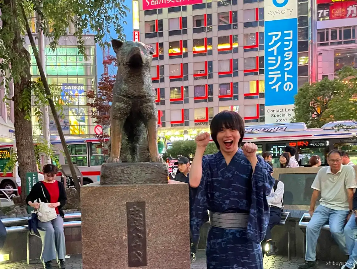Yukatayla Shibuya Sky bilet turu, Shibuya sokakları