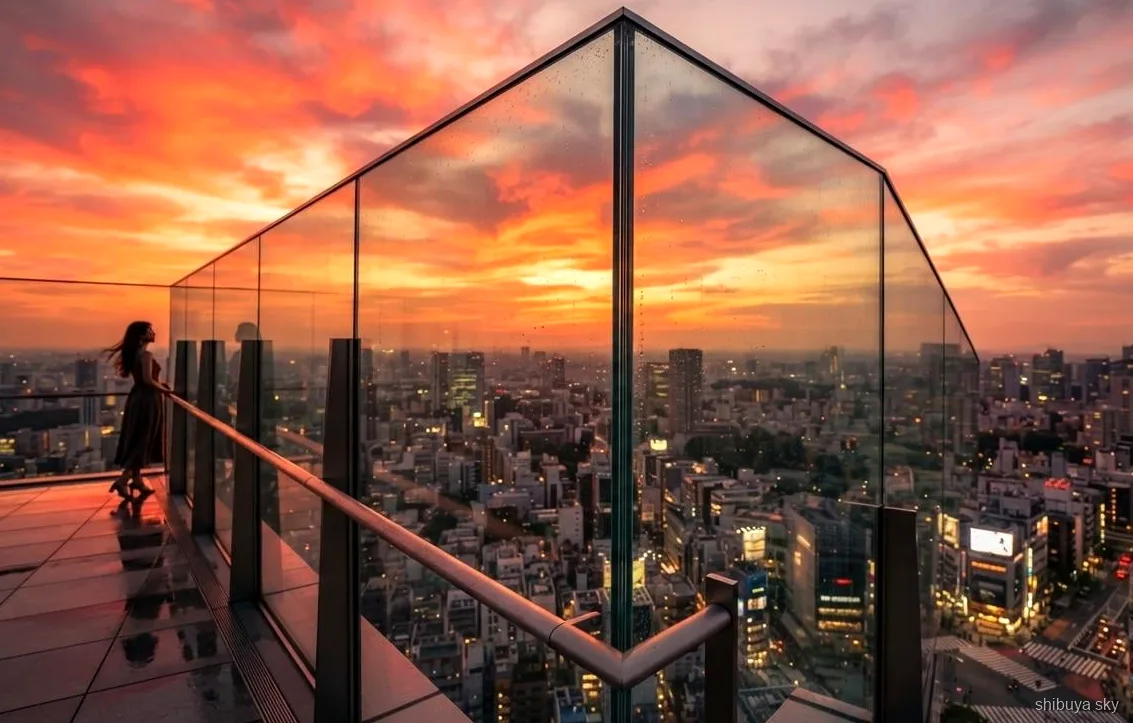 Tour mattutino Shibuya Sky, terrazza del Miyashita Park