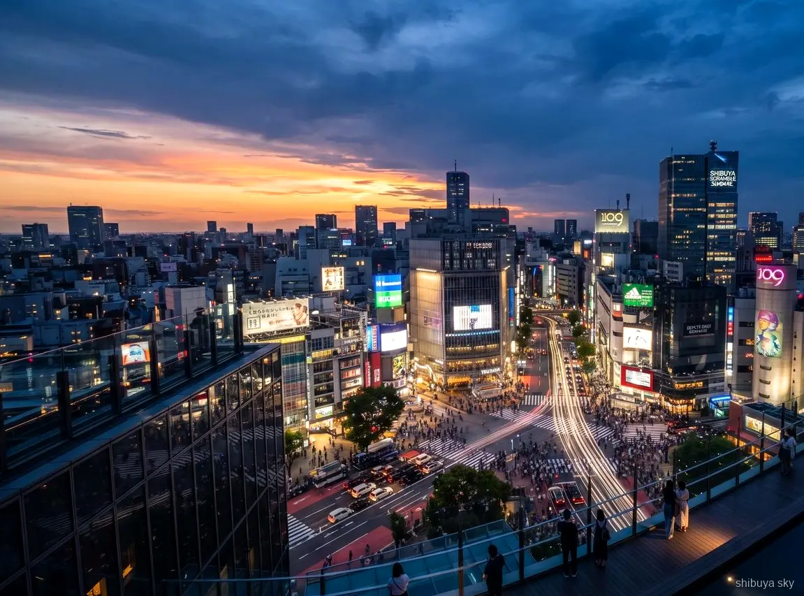 Tour a pie Shibuya Sky, paseo por Cat Street