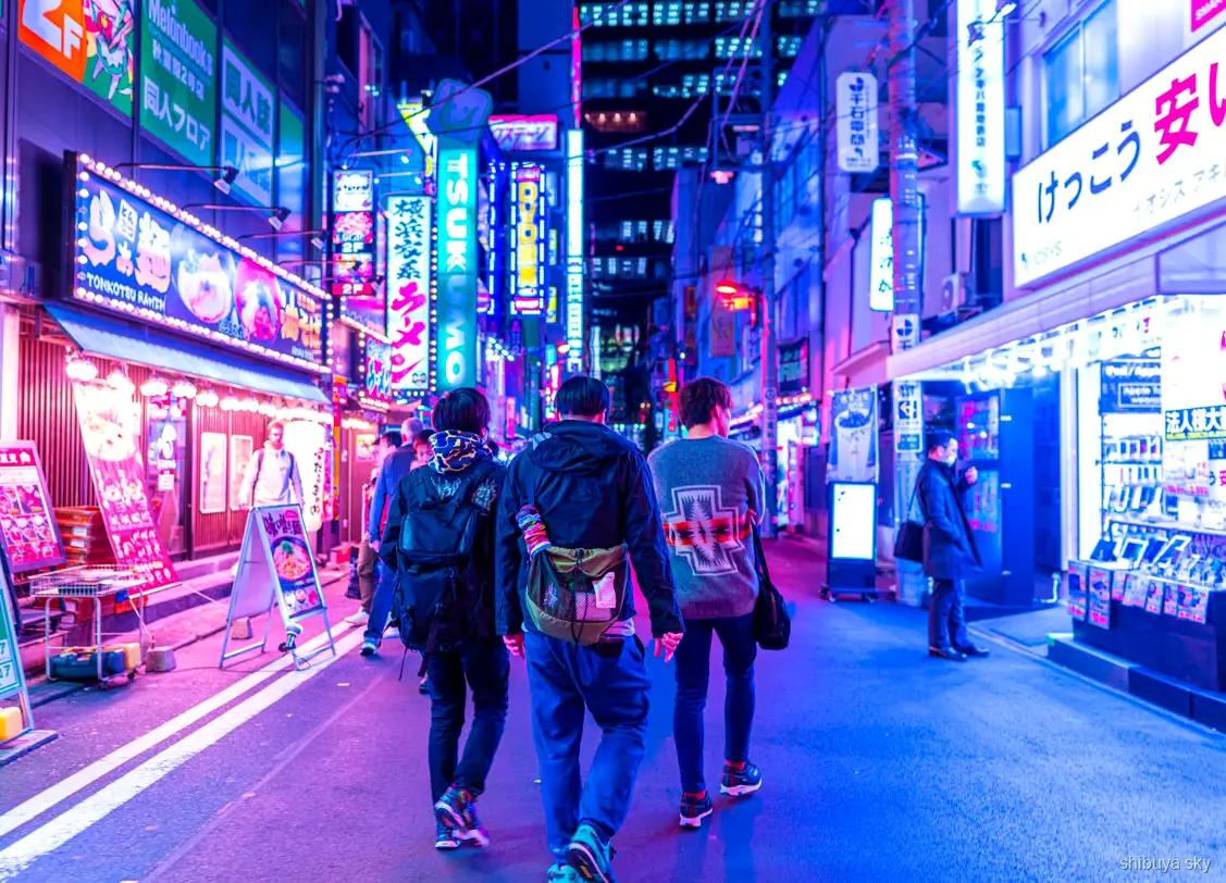 Tour Shibuya Sky y Shinjuku, farolillos de Omoide Yokocho
