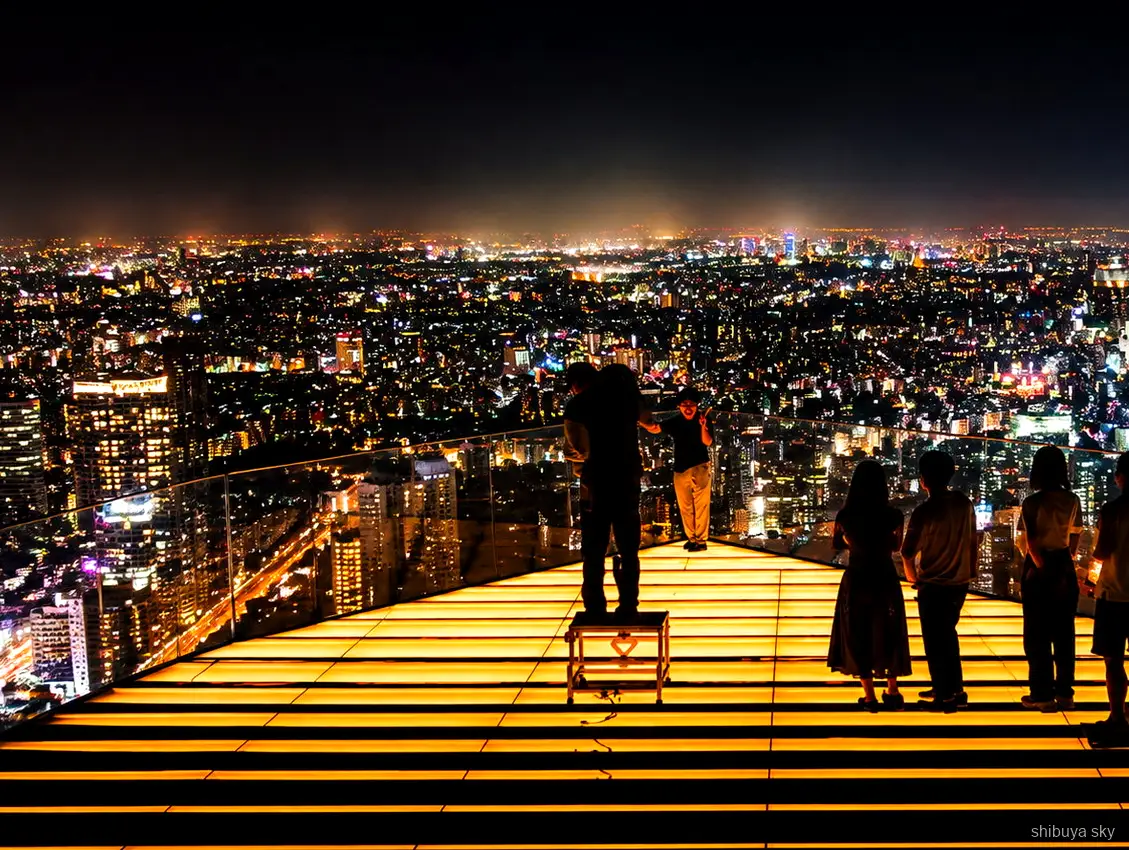 Visite Shibuya Sky et néons de Shinjuku, heure dorée sur Tokyo