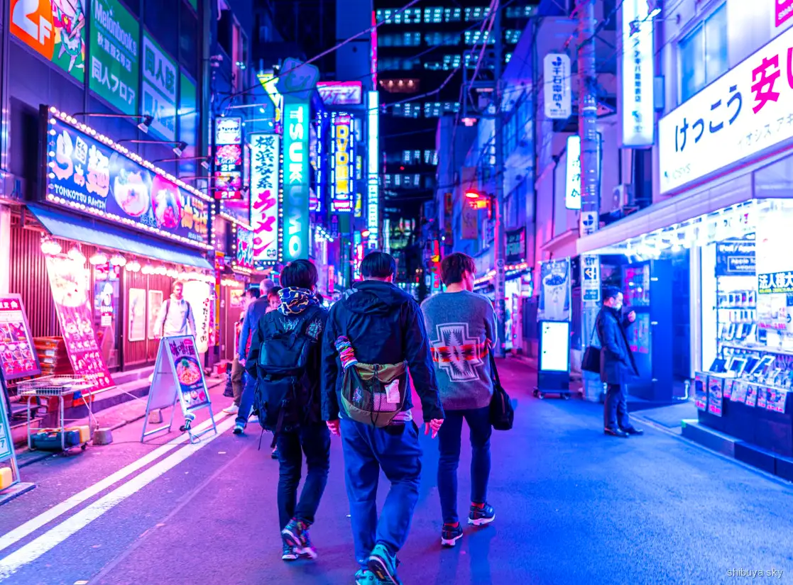 Visite Shibuya Sky et Shinjuku, lanternes d'Omoide Yokocho
